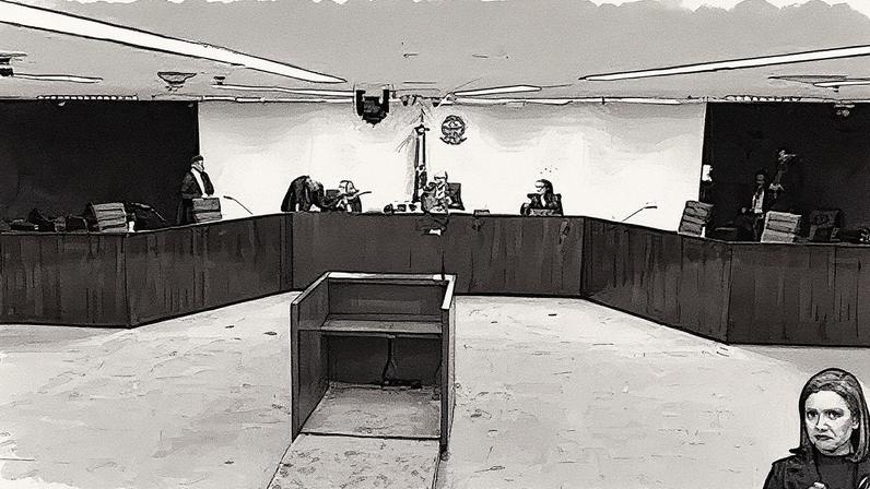 Sessão da Segunda Turma do STF em 23 de setembro de 2025 (Foto: Reprodução)