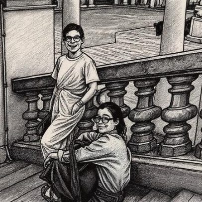 Renata Vasconcellos compartilha foto com irmã gêmea e gera confusão entre seguidores