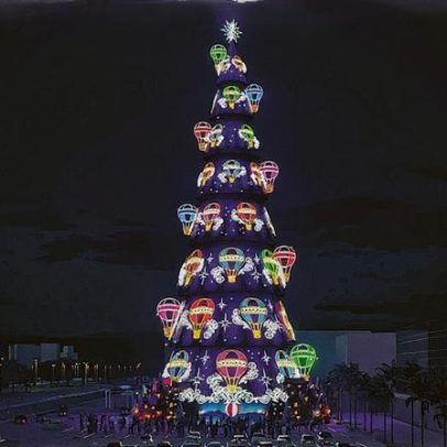 Montagem da Árvore de Natal do BarraShopping inicia com novidades encantadoras