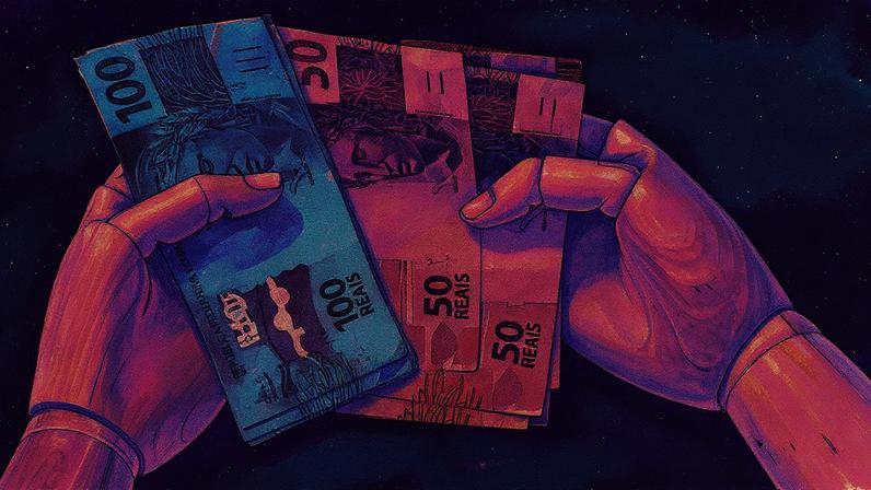 Cédulas de real dispostas sobre uma superfície (Foto: Reprodução)