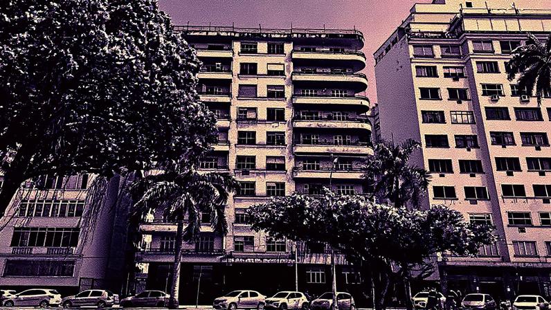 Fachada do edifício Anchieta, localizado na praia do Flamengo (Foto: Reprodução)