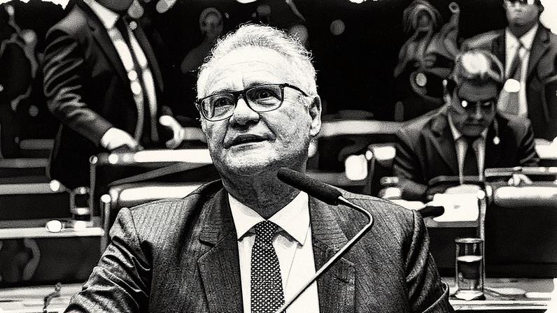 Senador Renan Calheiros em evento no Senado (Foto: Reprodução)