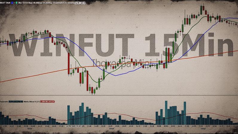 Gráfico de 15 minutos com dados financeiros (Foto: Reprodução)