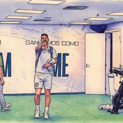 Veiga faz piada sobre Flaco após vitória do Palmeiras e o compara a Messi