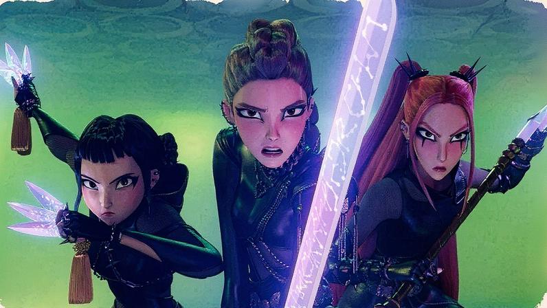 A música "Golden" da banda 'KPop Demon Hunters' é a número 1 na parada de singles do Reino Unido pela sétima semana consecutiva (Foto: Reprodução)