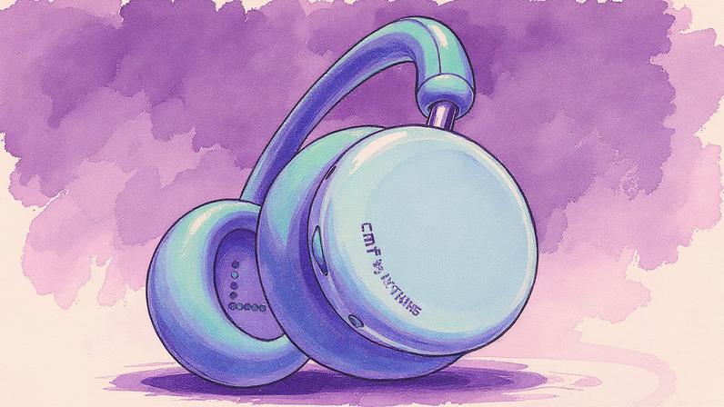 The CMF Headphone Pro can be customized by swapping their ear cushions with alternate colors.