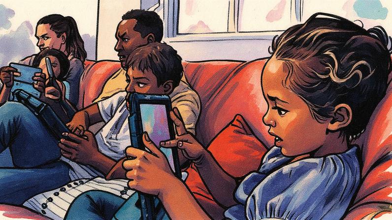 Crianças em idade pré-escolar interagem com dispositivos tecnológicos, apresentando comportamentos de inatenção e impulsividade (Foto: Reprodução)