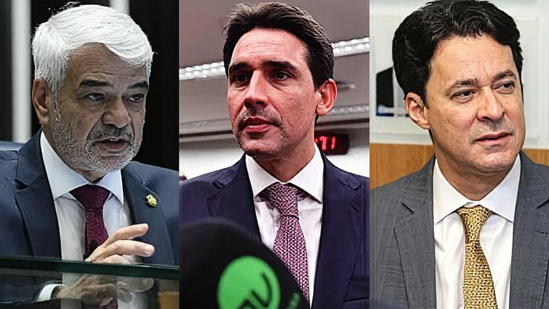 Humberto Costa, Silvio Costa Filho e Anderson Ferreira são os favoritos para o Senado por Pernambuco em 2026, segundo pesquisa Real Time Big Data (Foto: Reprodução)