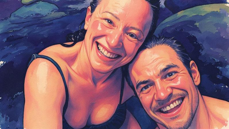 Mateus Solano e Paula Braun posam juntos para a foto (Foto: Reprodução)