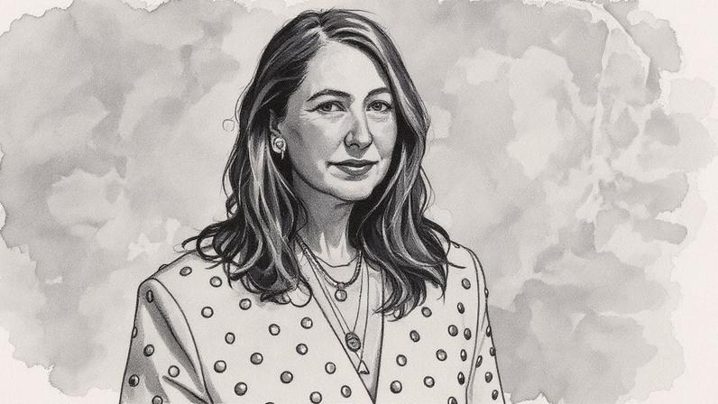 Designer-chefe da H&M em evento de moda (Foto: Reprodução)