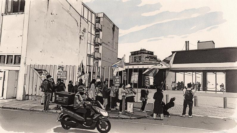 A coalition of UK-based Tibetan groups gathered to strongly condemn Guo-Qiang’s “cultural violence” The Art Newspaper