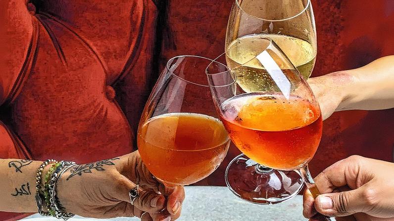 Vinhos laranja em destaque (Foto: Reprodução)