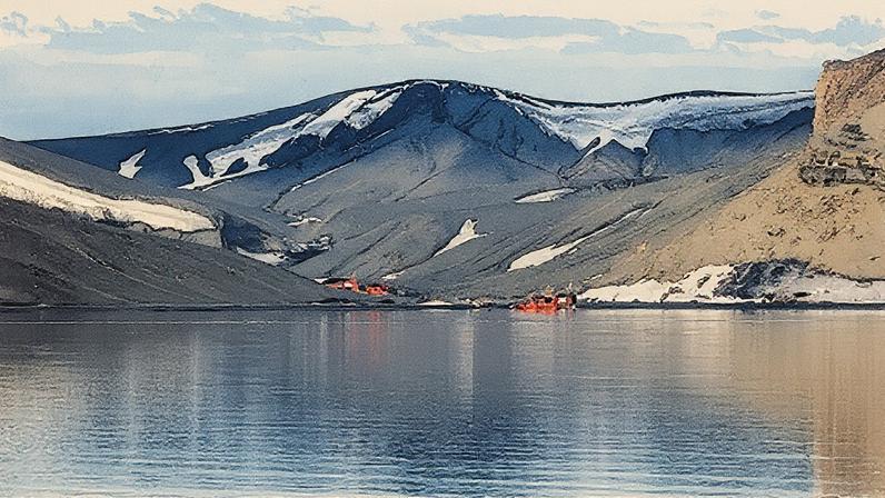 Ilha na Antártida apresenta ecossistema poliextremo, com temperaturas extremas, alterações de pH e intensa radiação ultravioleta (Foto: Reprodução)