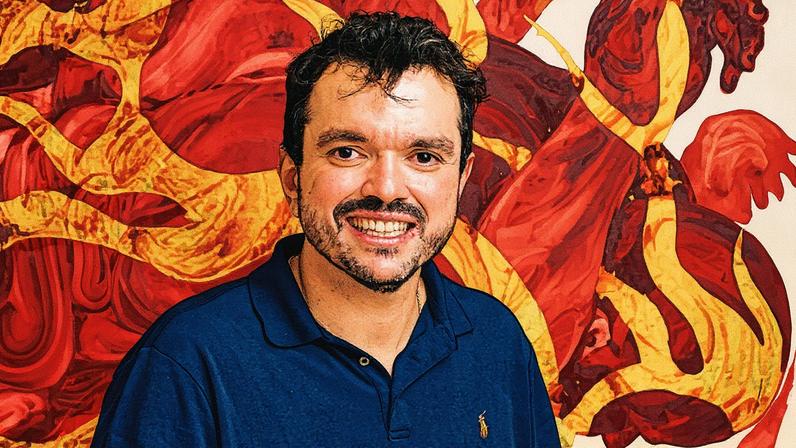 Streamer Alexandre “Gaules” Borba participa do Clube CMO em São Paulo (Foto: Reprodução)