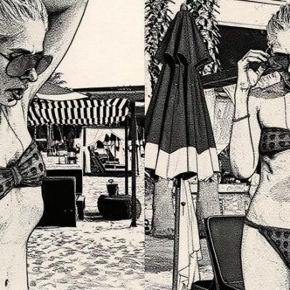 Adriane Galisteu exibe barriga negativa em foto de biquíni e recebe elogios