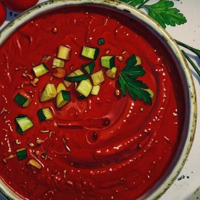 Harmonize sua sopa fria com o vinho ideal para realçar os sabores