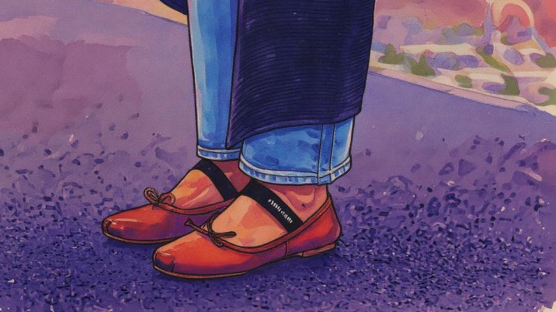 Sapato marrom sem salto, ideal para combinar com jeans (Foto: Reprodução)