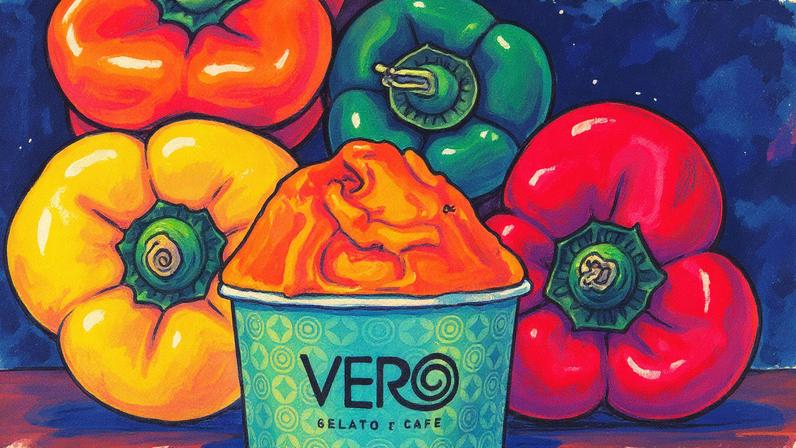 Sorvete de pimentões em embalagem da Vero (Foto: Reprodução)