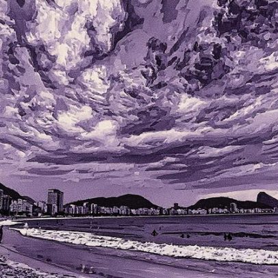 Rio enfrenta tempestade com céu escuro, chuvas e ventos fortes nesta tarde