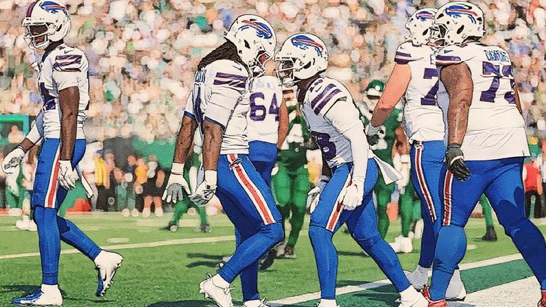Buffalo Bills vence o New York Jets em partida de futebol americano (Foto: Reprodução)