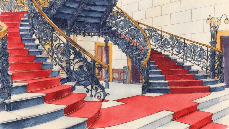 Escadaria do Palácio da Liberdade em Belo Horizonte (Foto: Reprodução)