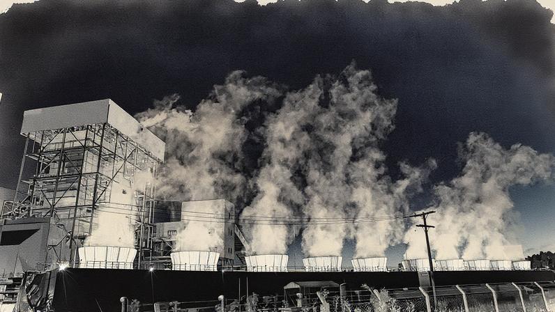 Vista da Usina Termelétrica Presidente Médici Candiota III, localizada em Candiota, Rio Grande do Sul (Foto: Reprodução)