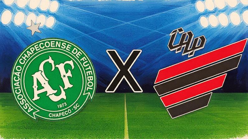 Chapecoense e Athletico-PR se enfrentam em partida da Série B (Foto: Reprodução)