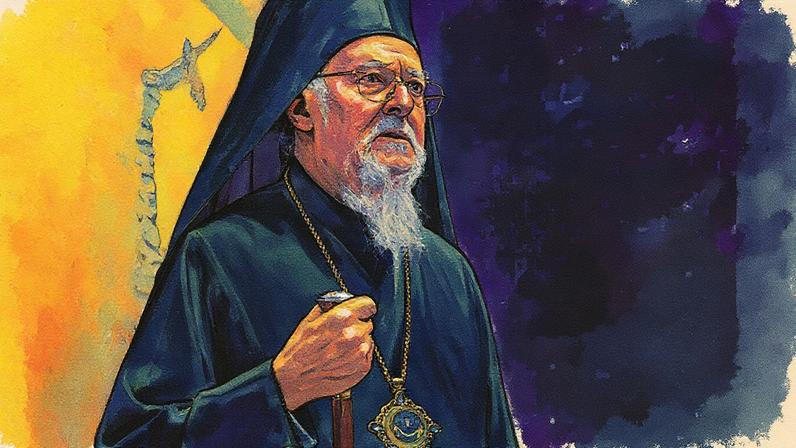 Patriarca Ecumênico Bartolomeu fala em evento em Atenas, Grécia (Foto: Reprodução)