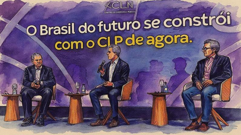 Tarcísio e Zema participam de evento ao lado de Luiz Felipe D´Ávila (Foto: Reprodução)