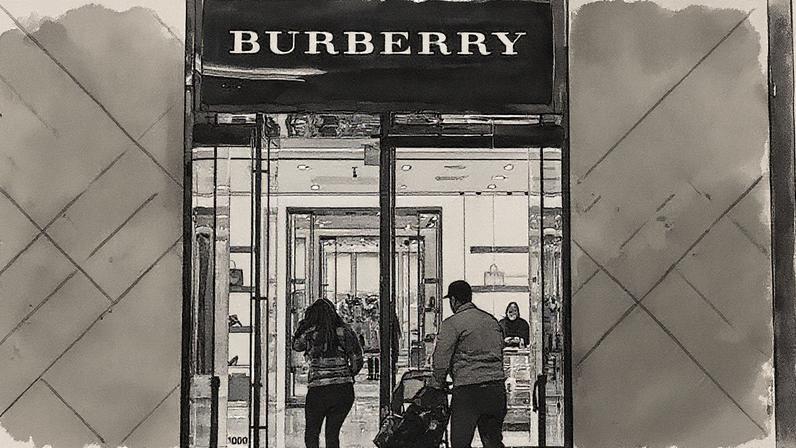 Loja da Burberry no Fashion Valley, um shopping de luxo, em San Diego, Califórnia (Foto: Reprodução)