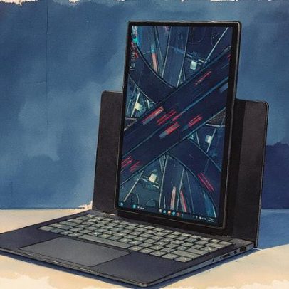 Lenovo apresenta laptop conceito com tela rotativa ideal para consumo de conteúdo