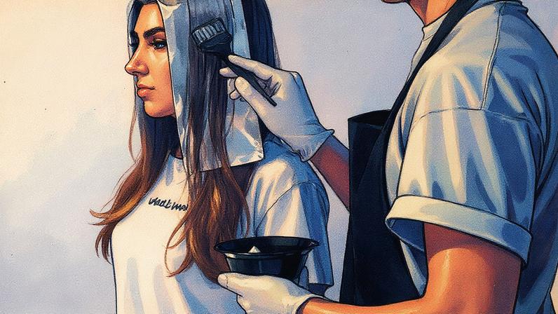 Cabelo tingido (Foto: Reprodução)