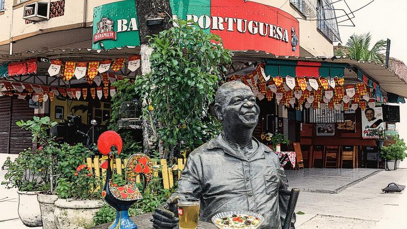 Bar da Portuguesa, em Ramos (Foto: Reprodução)