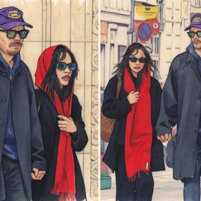 Harry Styles e Zoë Kravitz passeiam de mãos dadas em Paris