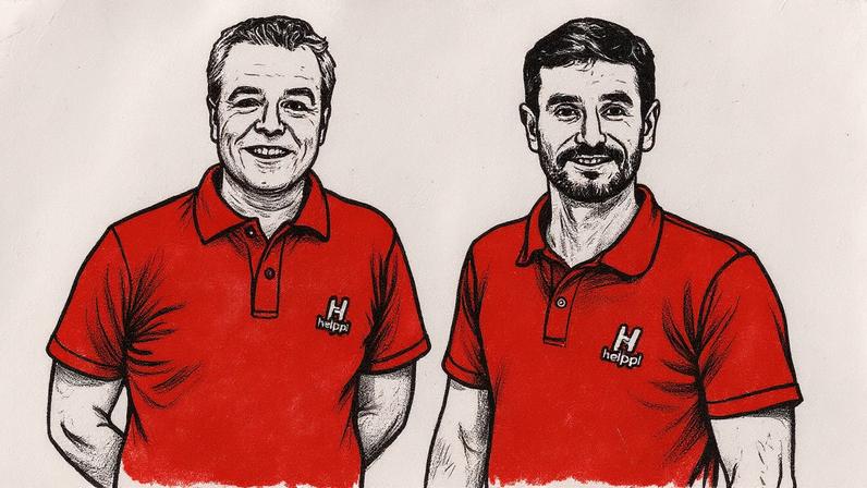 Daniel Anderson e Fabio Manzini, sócios fundadores da Helppi, falam sobre investimento em tecnologia para conectar empresas e trabalhadores (Foto: Reprodução)