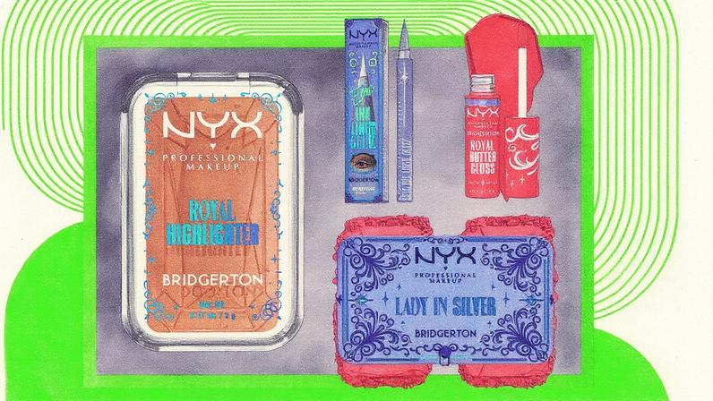 Coleção de maquiagem da NYX inspirada em 'Bridgerton' agora disponível para compra (Foto: Reprodução)