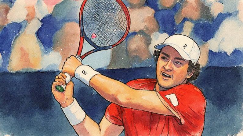 Jogador vence partida contra o italiano Flavio Cobolli por 2 sets a 0 (Foto: Reprodução)