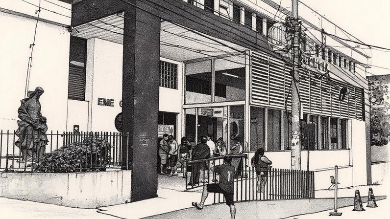 Hospital Getúlio Vargas, localizado na Penha, na Zona Norte do Rio de Janeiro (Foto: Reprodução)