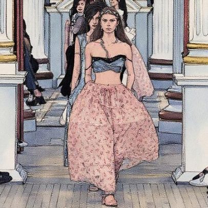 Simone Rocha apresenta coleção vibrante para o verão de 2026 em Londres