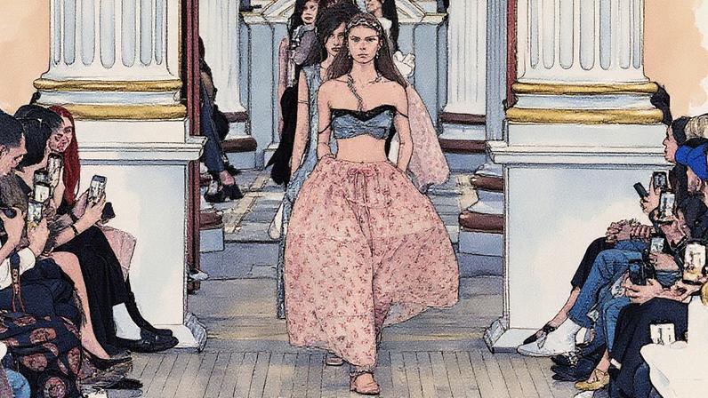 Simone Rocha apresenta sua coleção de verão 2026 em Londres (Foto: Reprodução)