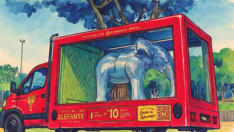 Campanha da Amarula no Brasil, destacando o país como o mercado líder da marca de licor de creme fora da África (Foto: Reprodução)