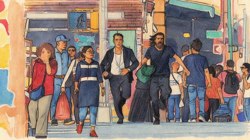 Jude Law e Jason Bateman em cena da série 'Black Rabbit' da Netflix (Foto: Reprodução)