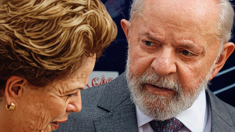 Dilma Rousseff e Luiz Inácio Lula da Silva posam juntos em um evento (Foto: Reprodução)