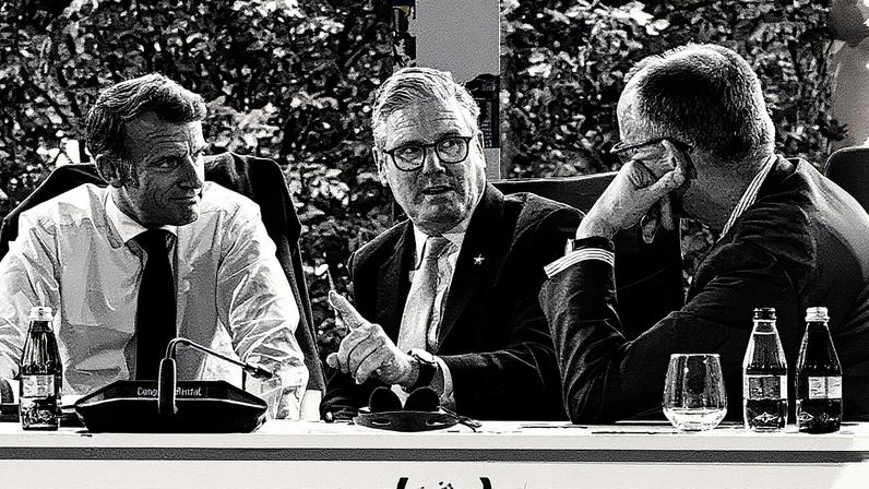 Líderes da França, Reino Unido e Alemanha discutem segurança da Ucrânia durante cúpula em Tirana, Albânia (Foto: Reprodução)