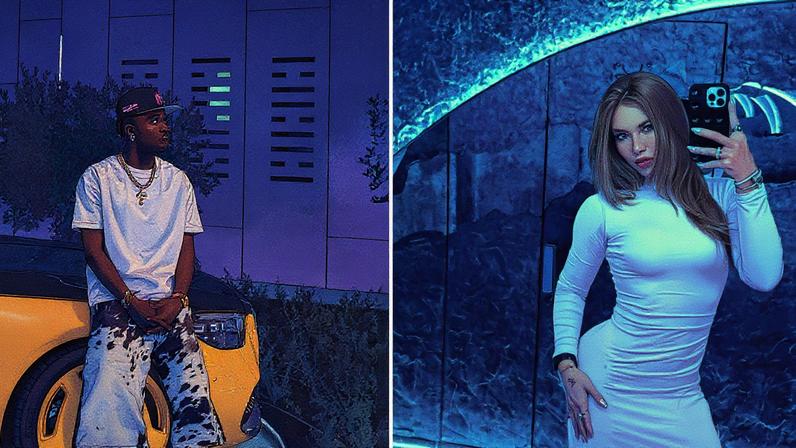 Vini Jr. e Virginia Fonseca posam juntos em uma foto (Foto: Reprodução)