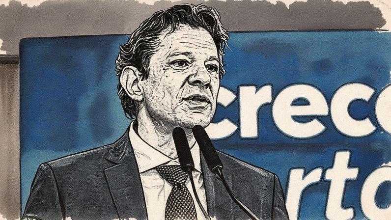 Ministro da Fazenda Fernando Haddad em evento oficial (Foto: Reprodução)