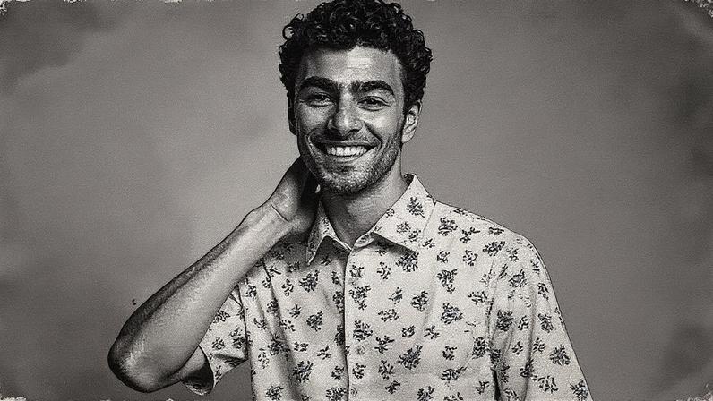 Luigi Mangione aparece em uma imagem publicitária da Shein (Foto: Reprodução)