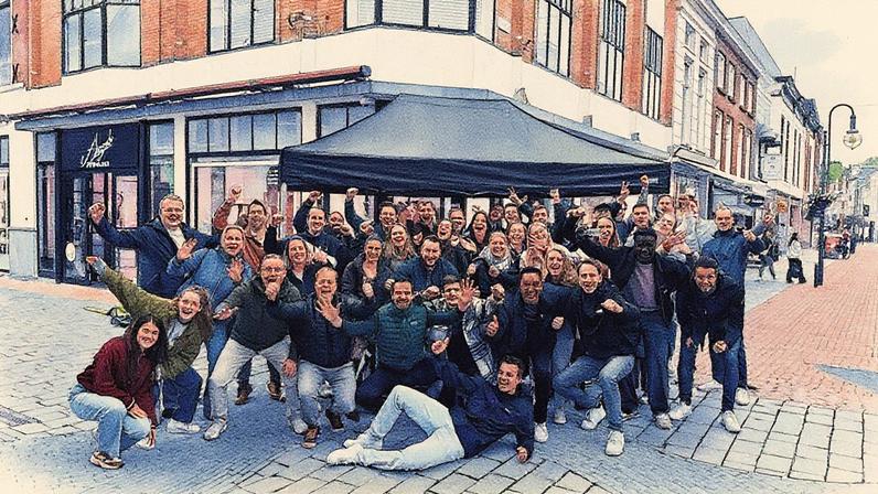 Evangelismo em ação na Holanda (Foto: Reprodução)