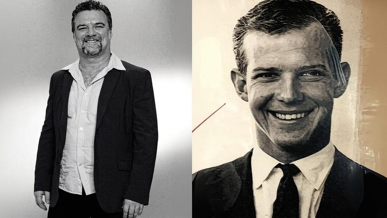 Adriano Garib e Erik Schmidt posam para a foto (Foto: Reprodução)