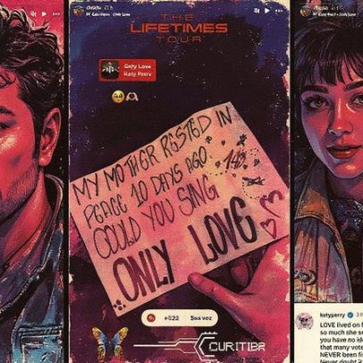 Fã invade palco de Katy Perry após ver cartaz sobre morte da mãe